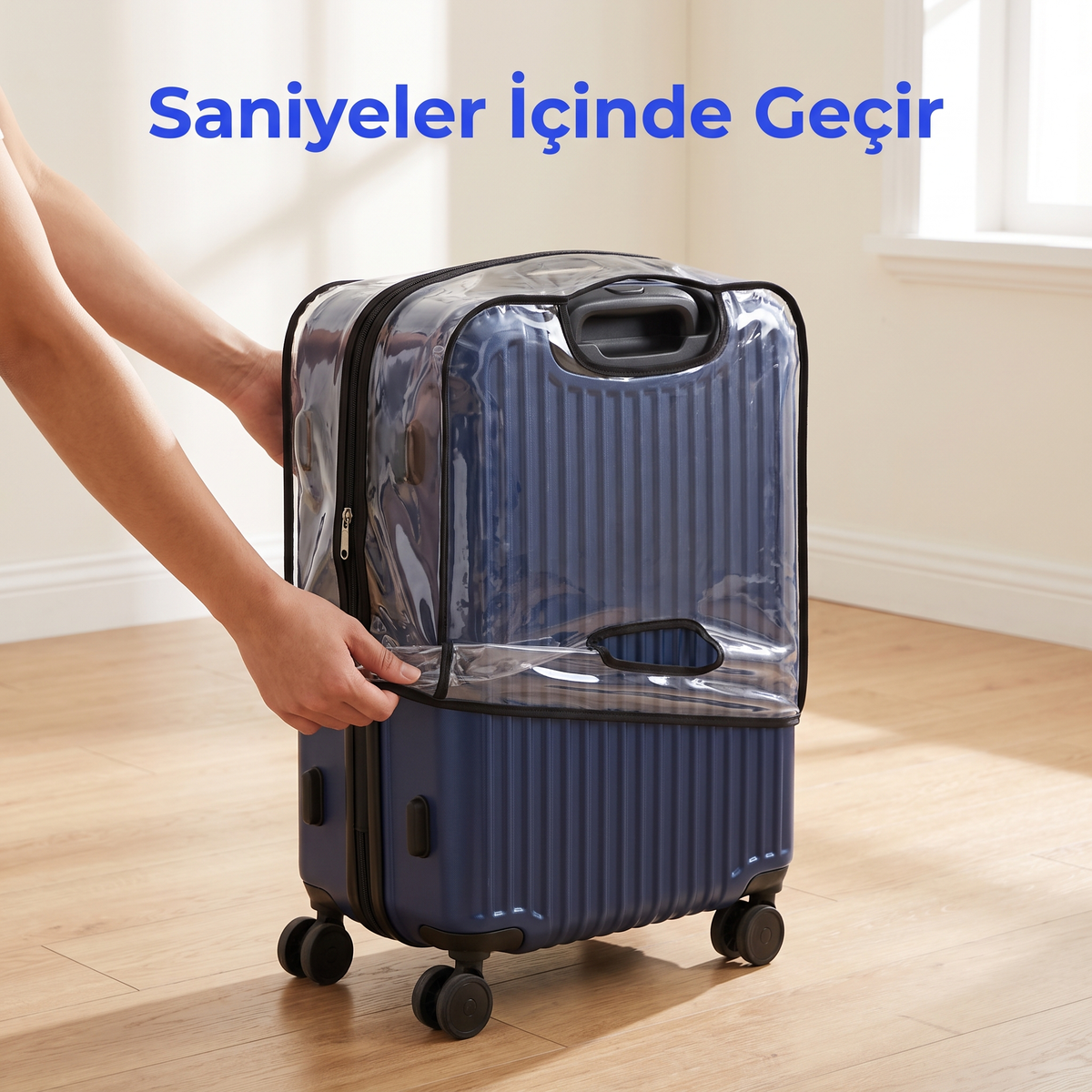 Kılıf valize geçirilirken