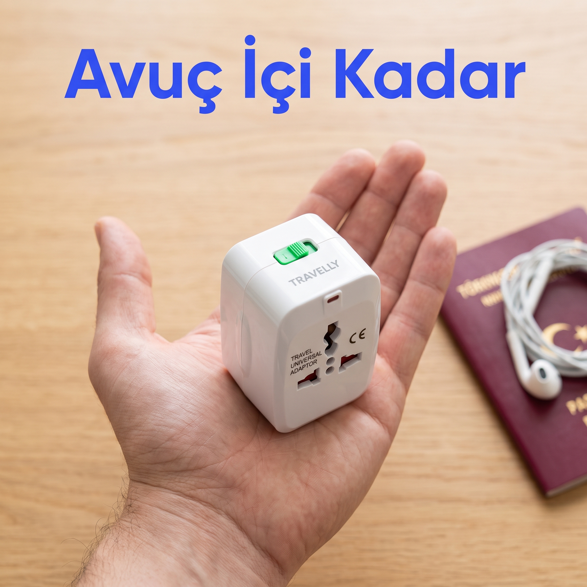 Avuç içi kadar kompakt adaptör