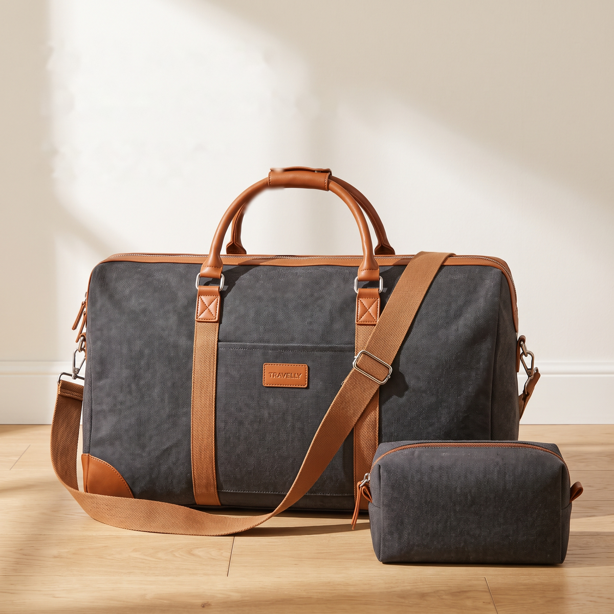 Travelly 2'si 1 arada elbise çantası